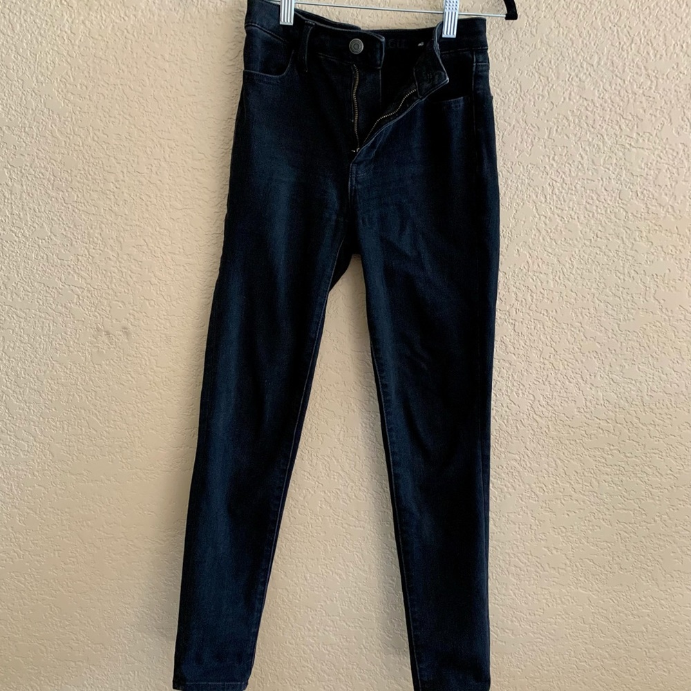 American Eagle Black Super High Rise Jegging